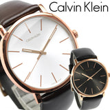  Shop Authentic Calvin Klein Posh Silver Dial Brown Leather Strap Watch for Men - K8Q316G6 - Luxxuri