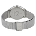  Shop Authentic Calvin Klein Minimal Grey Dial Silver Mesh Bracelet Watch for Men - K3M22124 - Luxxuri