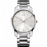  Shop Authentic Calvin Klein City Silver Dial Silver Steel Strap Watch for Women - K2G23126 - Luxxuri