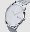  Shop Authentic Calvin Klein Minimal Silver Dial Silver Mesh Bracelet Watch for Men - K3M2112Z - Luxxuri