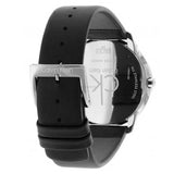  Shop Authentic Calvin Klein Minimal Black Dial Black Leather Strap Watch for Men - K3M211C3 - Luxxuri