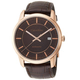  Shop Authentic Calvin Klein Infinity Brown Dial Brown Leather Strap Watch for Men - K5S346GK - Luxxuri