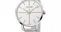  Shop Authentic Calvin Klein Even White Dial Silver Mesh Bracelet Watch for Women - K7B23126 - Luxxuri