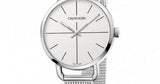  Shop Authentic Calvin Klein Even White Dial Silver Mesh Bracelet Watch for Women - K7B23126 - Luxxuri