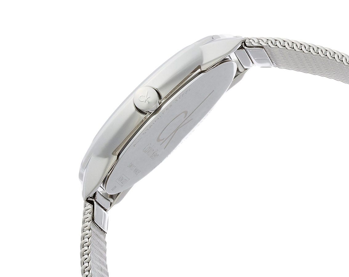  Shop Authentic Calvin Klein Minimal Blue Dial Silver Mesh Bracelet Watch for Women - K3M2212N - Luxxuri