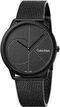  Shop Authentic Calvin Klein Minimal Grey Dial Grey Mesh Bracelet Watch for Men - K3M517P4 - Luxxuri