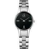  Shop Authentic Calvin Klein Simplicity Black Dial Silver Steel Strap Watch for Women - K4323104 - Luxxuri