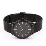  Shop Authentic Calvin Klein Minimal Black Dial Black Mesh Bracelet Watch for Men - K3M21421 - Luxxuri