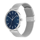  Shop Authentic Calvin Klein High Noon Quartz Blue Dial Silver Mesh Bracelet Watch for Men - K8M2112N - Luxxuri