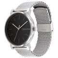  Shop Authentic Calvin Klein Surround Black Dial Silver Mesh Bracelet Watch for Men - K3W21121 - Luxxuri