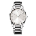  Shop Authentic Calvin Klein City Silver Dial Silver Steel Strap Watch for Men - K2G21126 - Luxxuri