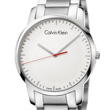 Shop Authentic Calvin Klein City Quartz White Dial Silver Steel Strap Watch for Men - K2G2G1Z6 - Luxxuri