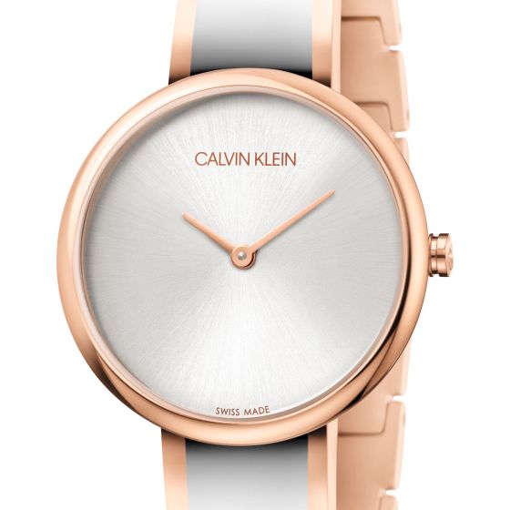  Shop Authentic Calvin Klein Seduce Silver Dial Two Tone Steel Strap Watch for Women - K4E2N61Y - Luxxuri
