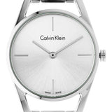  Shop Authentic Calvin Klein Dainty Silver Dial Silver Steel Strap Watch for Women - K7L23146 - Luxxuri