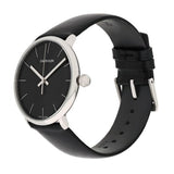  Shop Authentic Calvin Klein High Noon Quartz Black Dial Black Leather Strap Watch for Men - K8M211C1 - Luxxuri
