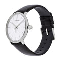  Shop Authentic Calvin Klein High Noon Quartz White Dial Black Leather Strap Watch for Men - K8M211C6 - Luxxuri