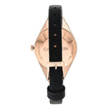  Shop Authentic Calvin Klein Rebel Black Dial Black Leather Strap Watch for Women - K8P236C1 - Luxxuri