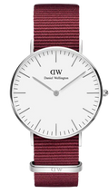  Shop Authentic Daniel Wellington Classic Roselyn White Dial Red NATO Strap Watch For Women - DW00100272 - Luxxuri