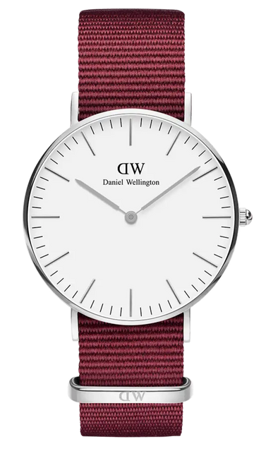  Shop Authentic Daniel Wellington Classic Roselyn White Dial Red NATO Strap Watch For Women - DW00100272 - Luxxuri