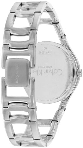  Shop Authentic Calvin Klein Class Black Dial Silver Steel Strap Watch for Women - K6R23121 - Luxxuri