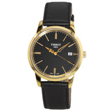 Shop Authentic Tissot T Classic Dream Black Dial Black Leather Strap Watch for Men - T033.410.36.051.01 - Luxxuri