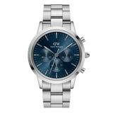  Shop Authentic Daniel Wellington Iconic Chronograph Link Blue Dial Silver Steel Strap Watch For Men - DW00100644 - Luxxuri