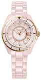 Coach Preston Pink Dial Pink Steel Strap Watch for Women - 14503463