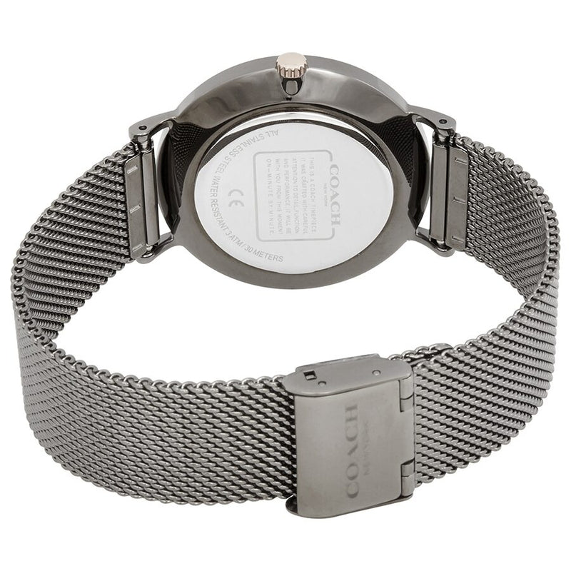 Coach Perry Grey Dial Grey Mesh Bracelet Watch for Women - 14503127