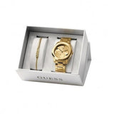  Shop Authentic Guess G-Twist Gold Dial Gold Steel Strap Watch for Women - W1082L2 - Luxxuri