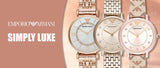  Shop Authentic Emporio Armani Gianni T Bar Silver Dial Rose Gold Mesh Bracelet Watch For Women - AR1956 - Luxxuri
