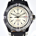  Shop Authentic Breitling Colt 44mm Automatic Silver Dial Black Leather Mens Watch - A1731311/G820/428X - Luxxuri