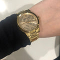  Shop Authentic Burberry The City Gold Dial Gold Steel Strap Watch for Women - BU9134 - Luxxuri