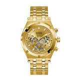  Shop Authentic Guess Continental Gold Dial Gold Steel Strap Watch For Men - GW0260G4 - Luxxuri