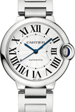  Shop Authentic Cartier Ballon Bleu De Cartier Silver Dial Silver Steel Strap Watch for Women - WSBB0048 - Luxxuri