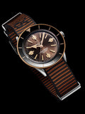  Shop Authentic Breitling Superocean Heritage '57 Outerknown Limited Edition Brown Dial Brown NATO Strap Watch for Men - U103701A1Q1W1 - Luxxuri