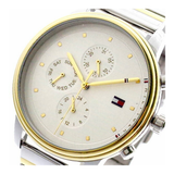  Shop Authentic Tommy Hilfiger Blake Silver Dial Two Tone Steel Strap Watch for Women - 1781908 - Luxxuri