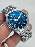  Shop Authentic IWC Le Petit Prince XVIII Edition Blue Dial Silver Steel Strap Watch for Men - IW327014 - Luxxuri