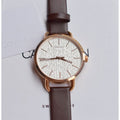  Shop Authentic Calvin Klein Even White Dial Brown Leather Strap Watch for Women - K7B236G6 - Luxxuri
