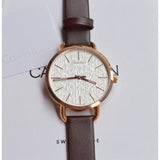  Shop Authentic Calvin Klein Even White Dial Brown Leather Strap Watch for Women - K7B236G6 - Luxxuri