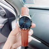  Shop Authentic Michael Kors Slim Runway Analog Blue Dial Brown Leather Strap Watch For Men - MK8508 - Luxxuri
