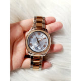  Shop Authentic Michael Kors Bryn Quartz Blue Dial Two Tone Steel Strap Watch For Women - MK6136 - Luxxuri