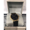  Shop Authentic Calvin Klein Surround Black Dial Black Leather Strap Watch for Men - K3W216C1 - Luxxuri