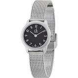  Shop Authentic Calvin Klein Minimal Black Dial Silver Mesh Bracelet Watch for Men - K3M51151 - Luxxuri