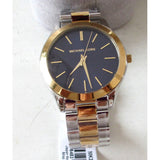  Shop Authentic Michael Kors Slim Runway Blue Dial Two Tone Steel Strap Watch for Women - MK3479 - Luxxuri