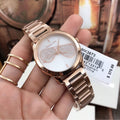  Shop Authentic Michael Kors Hartman Analog White Dial Rose Gold Steel Strap Watch For Women - MK3673 - Luxxuri