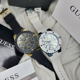  Shop Authentic Guess Overdrive Chronograph White Dial White Rubber Strap Watch for Women - W0149L6 - Luxxuri