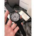  Shop Authentic Emporio Armani Luigi Quartz White Dial Black Rubber Strap Watch For Men - AR11136 - Luxxuri