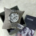  Shop Authentic Guess Mini Sunrise Silver Dial Silver Steel Strap Watch For Women - W0448L1 - Luxxuri