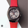  Shop Authentic Guess Legacy Black Dial Red Silicone Strap Watch for Men - W1049G6 - Luxxuri