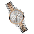  Shop Authentic Guess Mini Sunrise Analog Silver Dial Two Tone Steel Strap Watch For Women - W0448L4 - Luxxuri